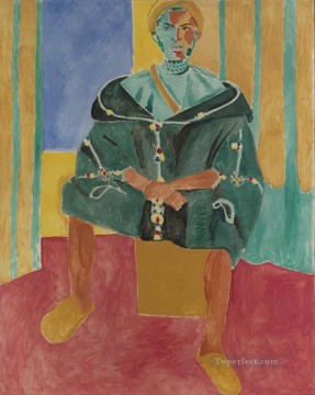  Matisse Arte - Le Rifain assis Riffiano sentado Fauvismo abstracto tardío Henri Matisse